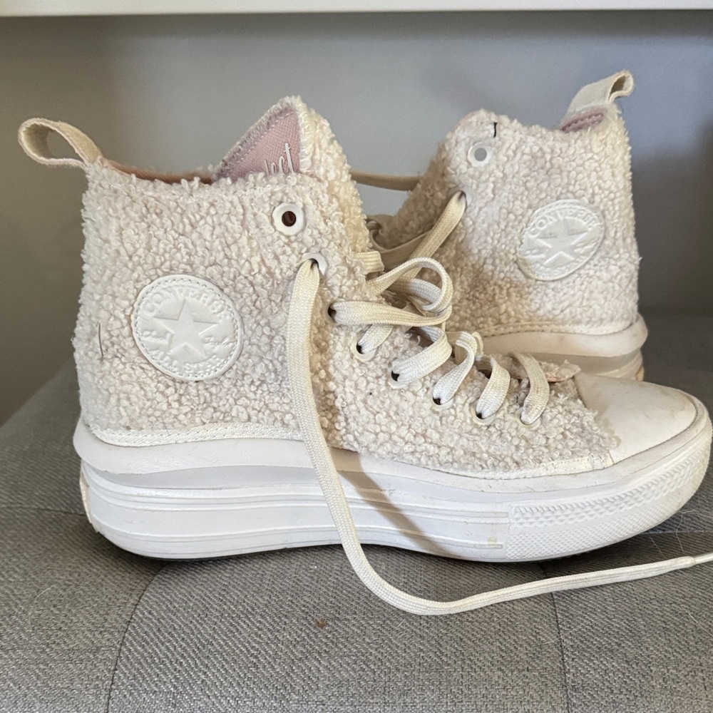Converse Off-White Textured High-Tops